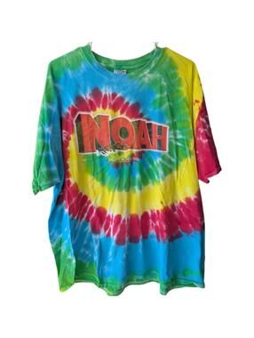 Vintage Noah Sight & Sound Shirt 2XL Tie Dye Christian Theatre Y2K Gildan Jesus